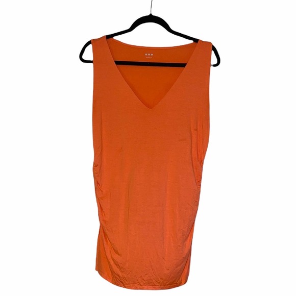 Three Dots Tops - Three Dots Sleeveless top with side ruching SZ XL